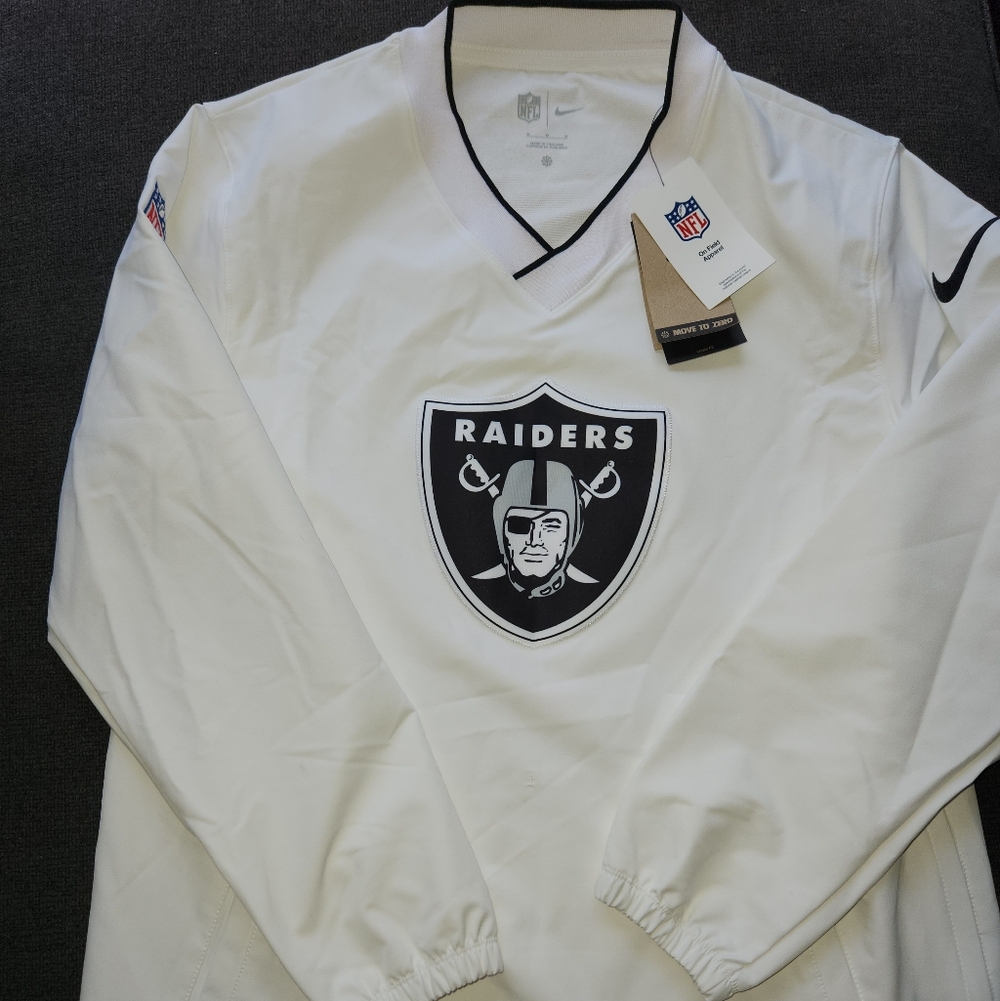 Las Vegas Raiders Men's Nike On Field Apparel Jacket Size Medium